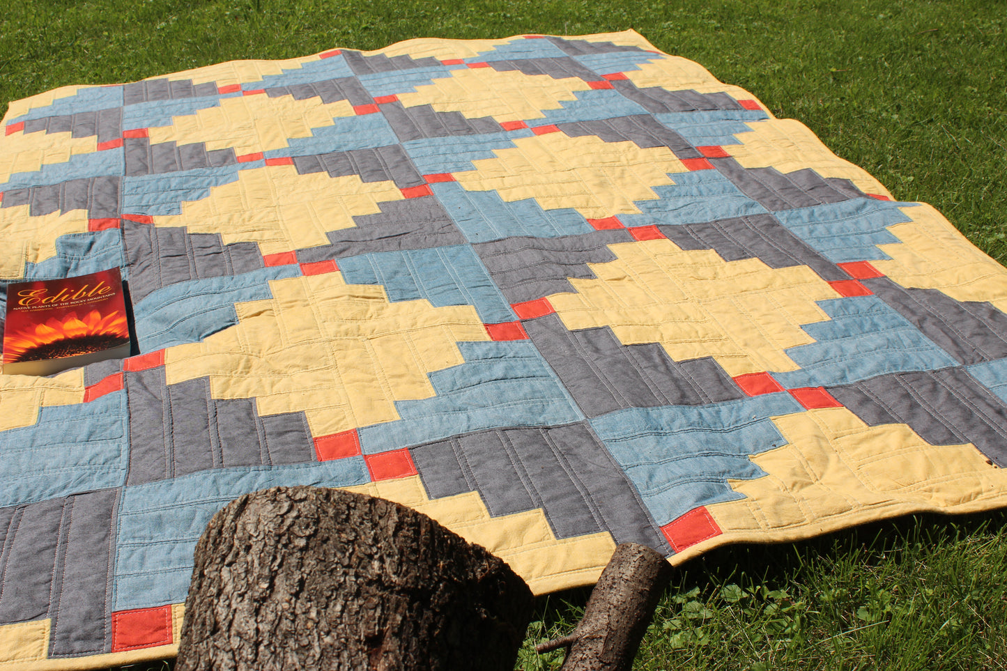 Log Cabin No. 1 - PDF Digital Quilt Pattern