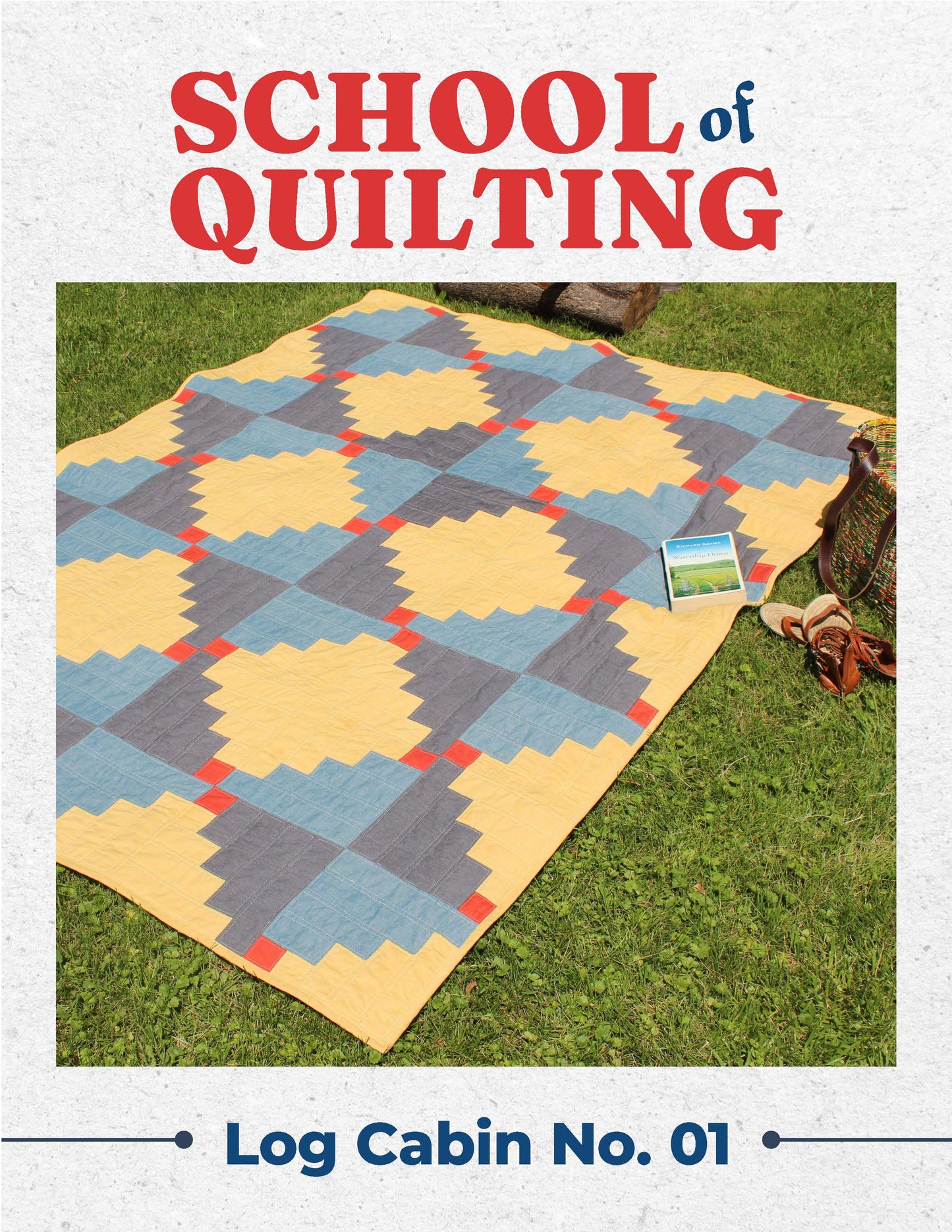 Log Cabin No. 1 - PDF Digital Quilt Pattern