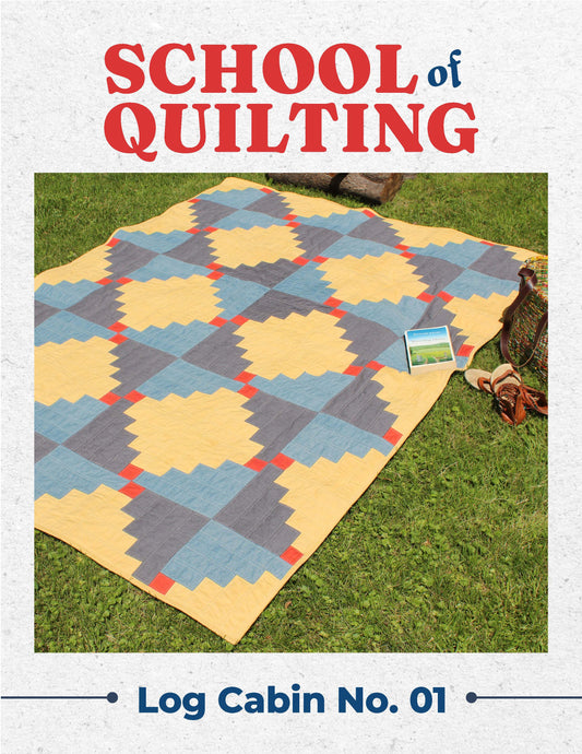 Log Cabin No. 1 - PDF Digital Quilt Pattern