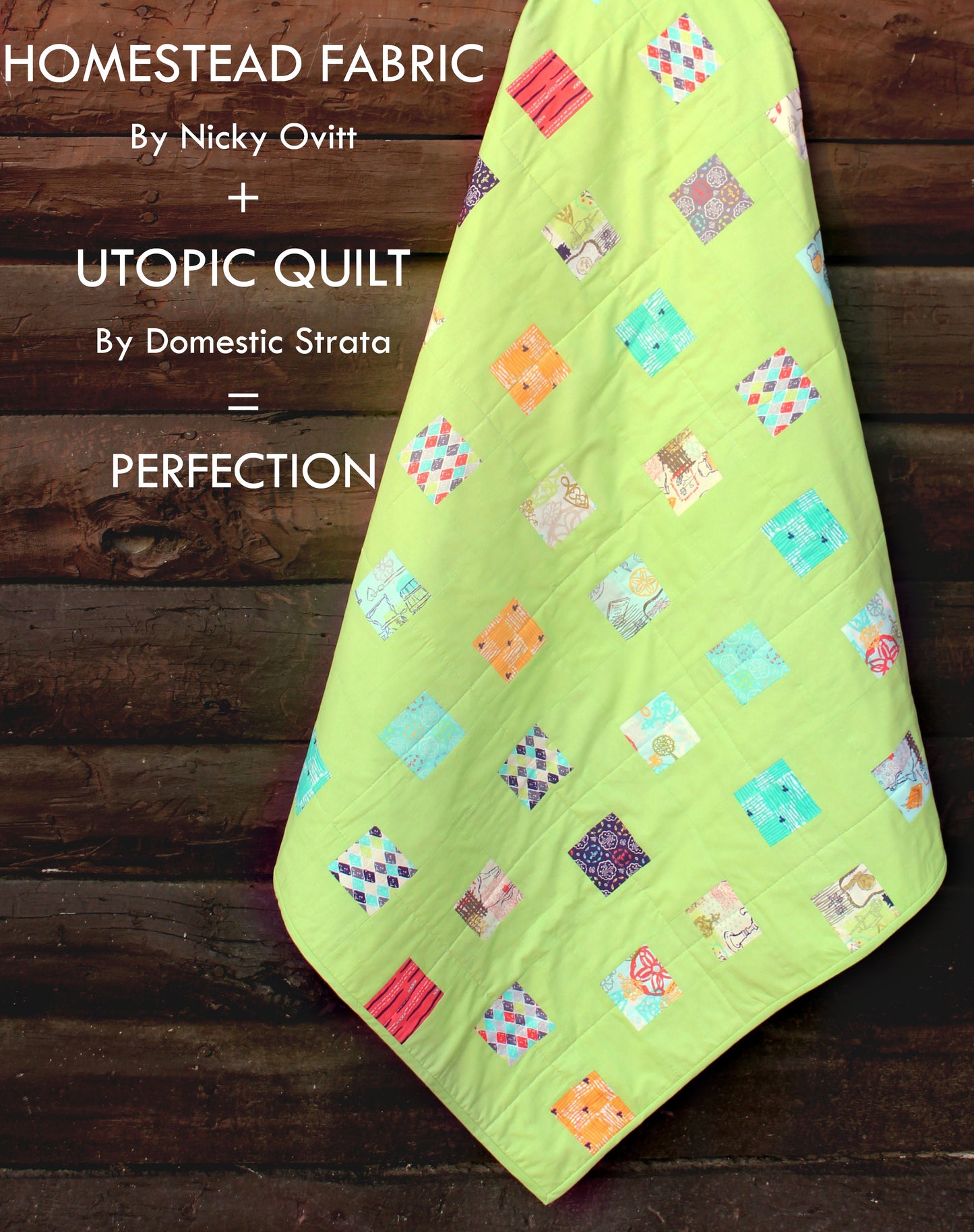 Utopic - PDF Digital Quilt Pattern